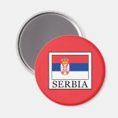 Serbien Magnet (Vorderseite/Rückseite)