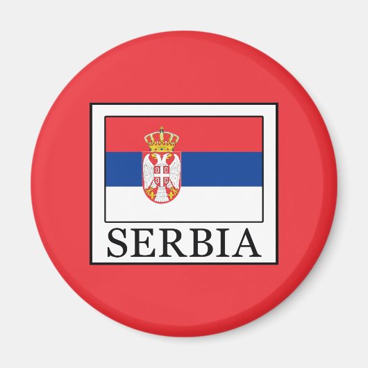 Serbien Magnet (Vorne)