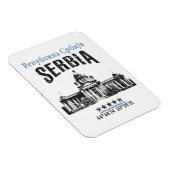 Serbien Magnet (Rechte Seite)