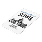 Serbien Magnet (Linke Seite)