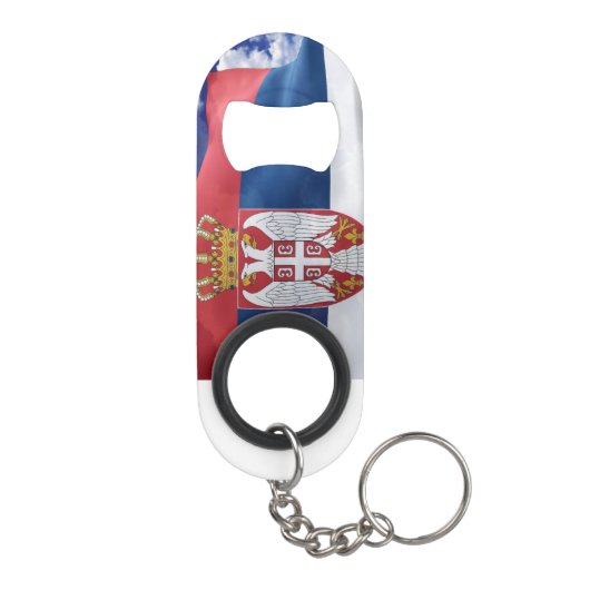 Serbien Mini Flaschenöffner (Rückseite)