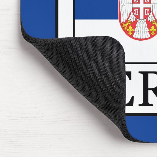 Serbien Mousepad (Ecke)