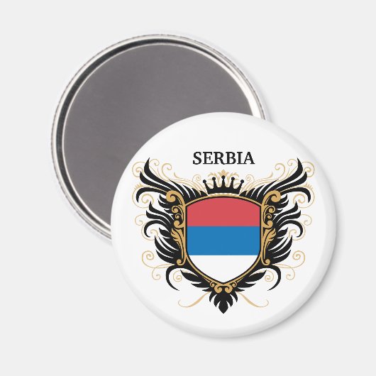 Serbien [personalisieren] magnet (Vorderseite/Rückseite)