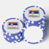 Serbien Pokerchips (Stapel)