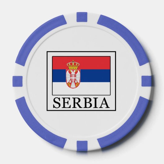 Serbien Pokerchips (Vorderseite)