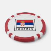 Serbien Pokerchips (Einzeln)