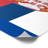 Serbien Poster (Ecke)