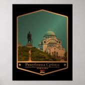 Serbien Poster (Vorne)