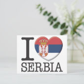 Serbien Postkarte (Stehend Vorderseite)