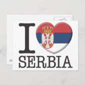 Serbien Postkarte (Vorne/Hinten)
