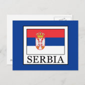 Serbien Postkarte (Vorne/Hinten)