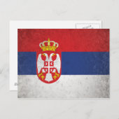 Serbien Postkarte (Vorne/Hinten)