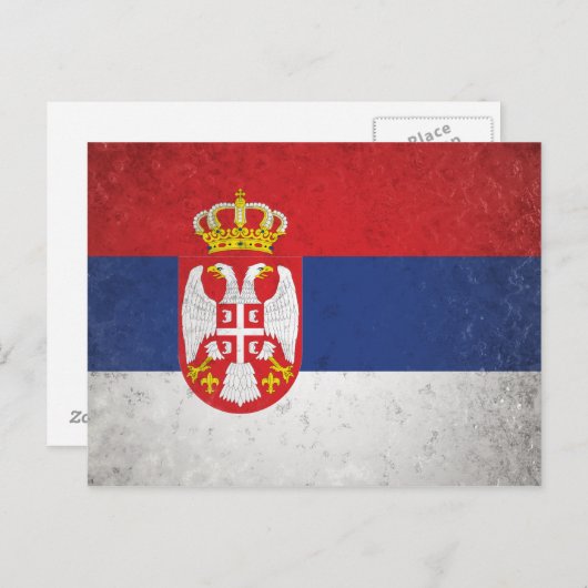 Serbien Postkarte (Vorne/Hinten)