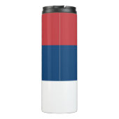 Serbien reist Mug, patriotische serbische Flagge Thermosbecher (Rückseite)