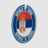 Serbien-RundEmblem Ornament (Vorderseite)