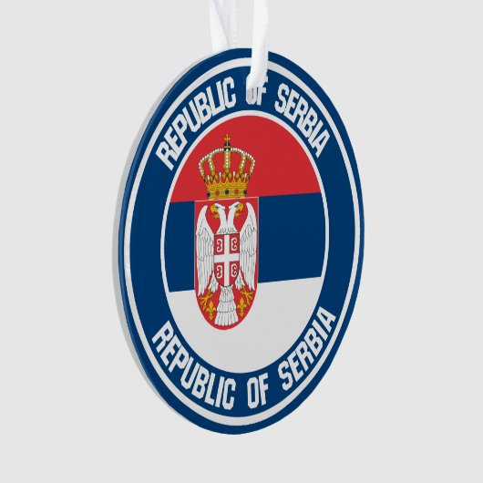 Serbien-RundEmblem Ornament (Vorderseite)