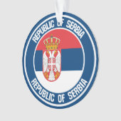 Serbien-RundEmblem Ornament (Vorderseite)