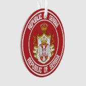 Serbien-RundEmblem Ornament (Vorderseite)