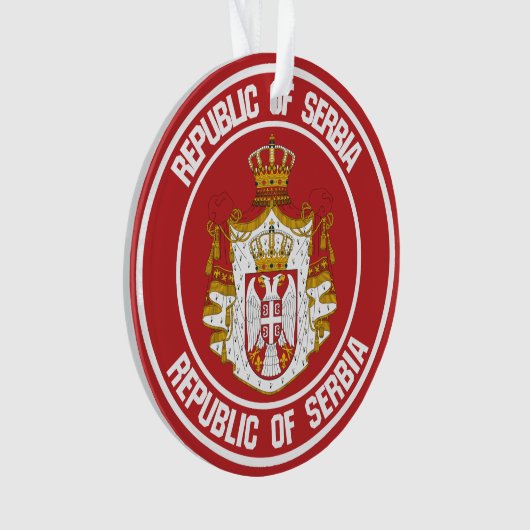 Serbien-RundEmblem Ornament (Vorderseite)