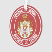 Serbien-RundEmblem Ornament (Vorderseite)