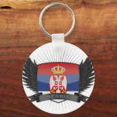 SERBIEN SCHLÜSSELANHÄNGER (Vorderseite)