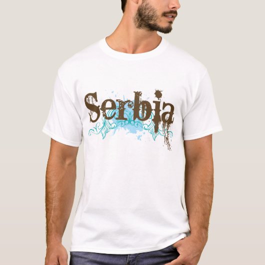 Serbien-Schmutz-T-Shirt T-Shirt (Vorderseite)