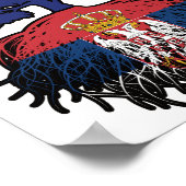 Serbien Serbische Australische Australien Tree Roo Poster (Ecke)