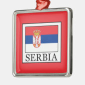 Serbien Silbernes Ornament (Links)