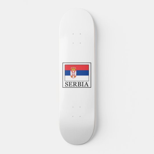 Serbien Skateboard (Vorderseite)