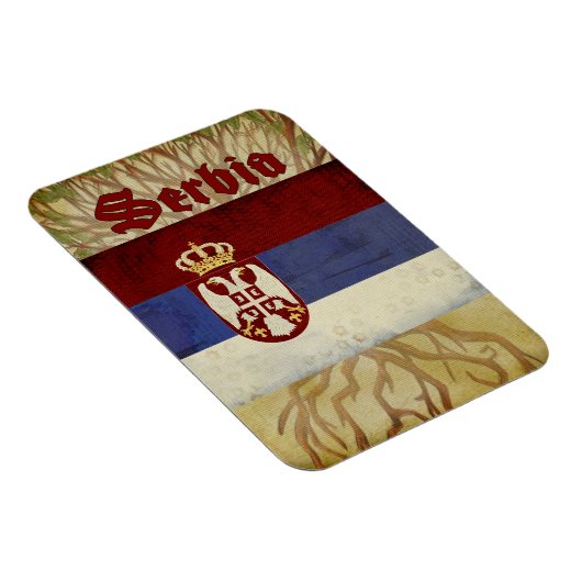Serbien Souvenir Magnet (Rechte Seite)