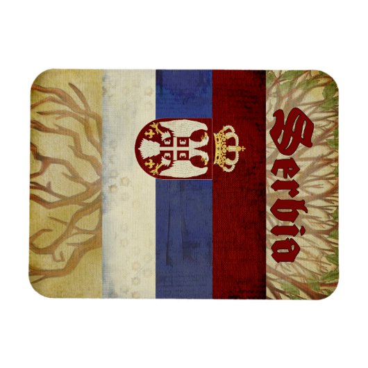Serbien Souvenir Magnet (Horizontal)