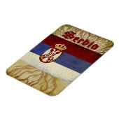 Serbien Souvenir Magnet (Linke Seite)
