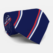 Serbien stripes Flagge Krawatte (Gerollt)