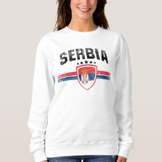 Serbien Sweatshirt (Vorderseite)