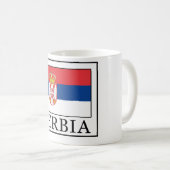 Serbien-Tasse Kaffeetasse (VorderseiteRechts)