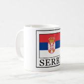 Serbien-Tasse Kaffeetasse (Vorderseite Links)