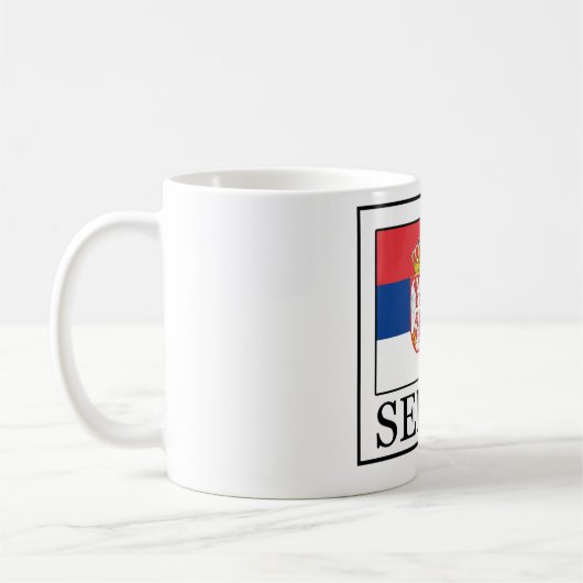Serbien-Tasse Kaffeetasse (Links)