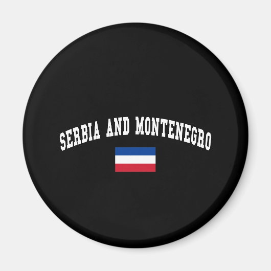 SERBIEN UND MONTENEGRO MAGNET (Vorne)