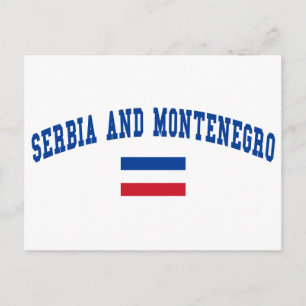 Serbien und Montenegro Stil Postkarte