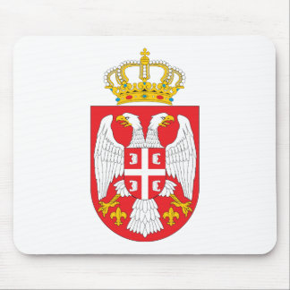 Serbien-Wappen Mousepad