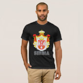 Serbien-Wappen T-Shirt (Vorne ganz)