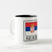 Serbien Zweifarbige Tasse (Vorderseite Links)