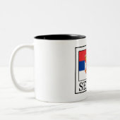 Serbien Zweifarbige Tasse (Links)