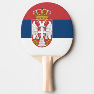 Serbienflagge Tischtennis Schläger