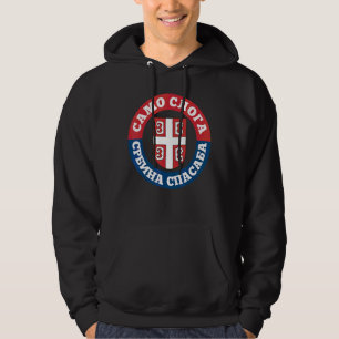 Serbiens Flagge für Serbische Balkanregion Serbien Hoodie