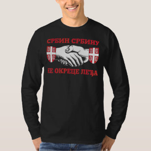 Serbiens Flagge für Serbische Balkanregion Srbija T-Shirt
