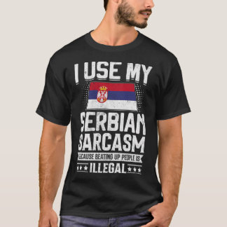Serbiens Flagge T-Shirt