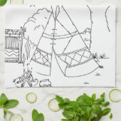 Serbienzelt Handtuch (Gefaltet)