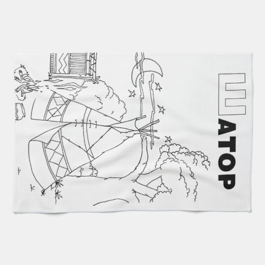 Serbienzelt Handtuch (Horizontal)