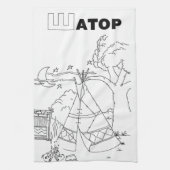 Serbienzelt Handtuch (Vertikal)